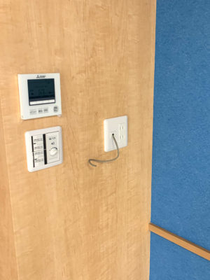 新築保育園の電話・電気・LAN工事