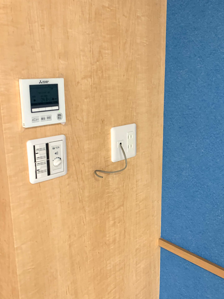 新築保育園の電話・電気・LAN工事