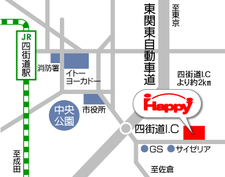 佐倉店地図