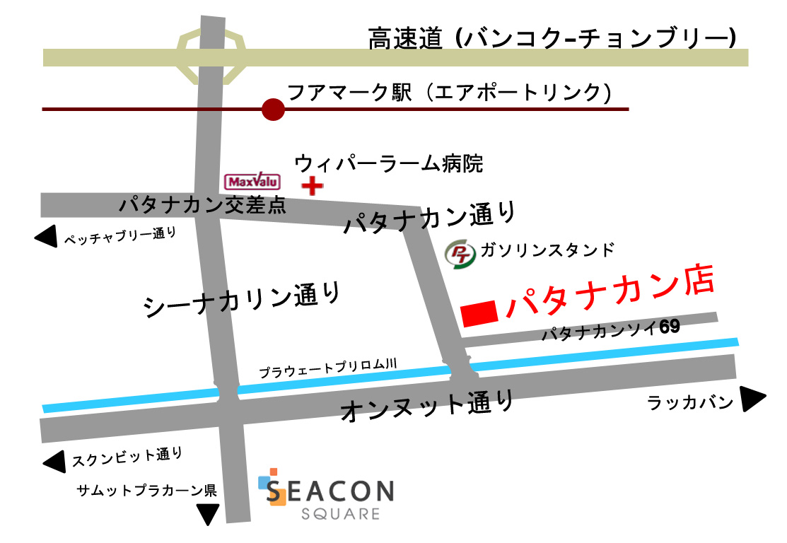 タイ店第2号店地図